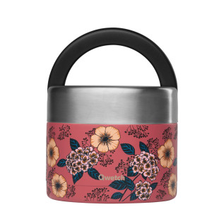 Boîte repas poignée isotherme en inox Anémone 850ml - Qwetch