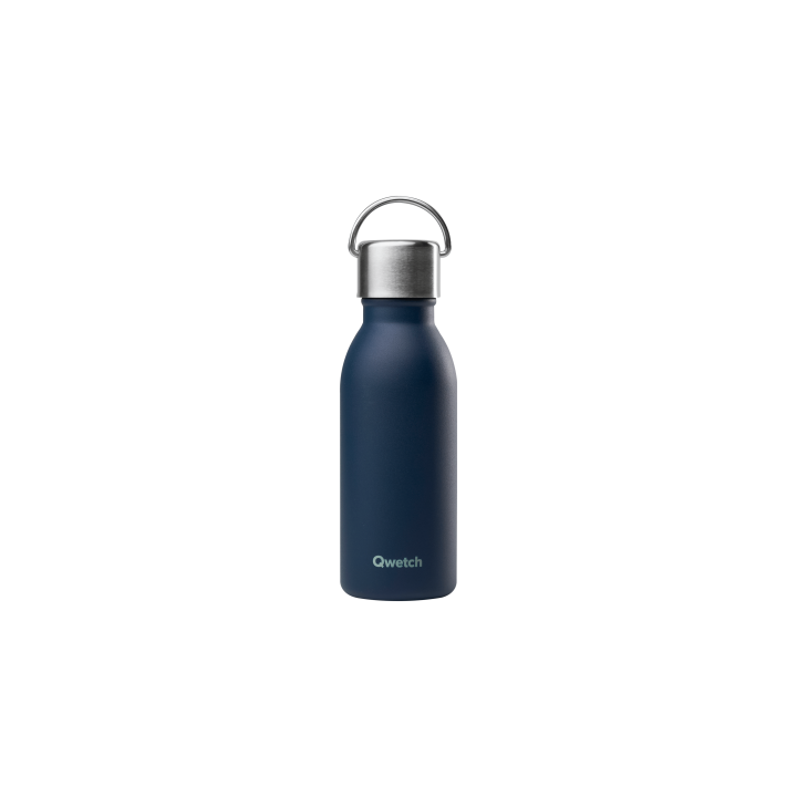Bouteille isotherme inox 350ml Active bleu marine - Qwetch
