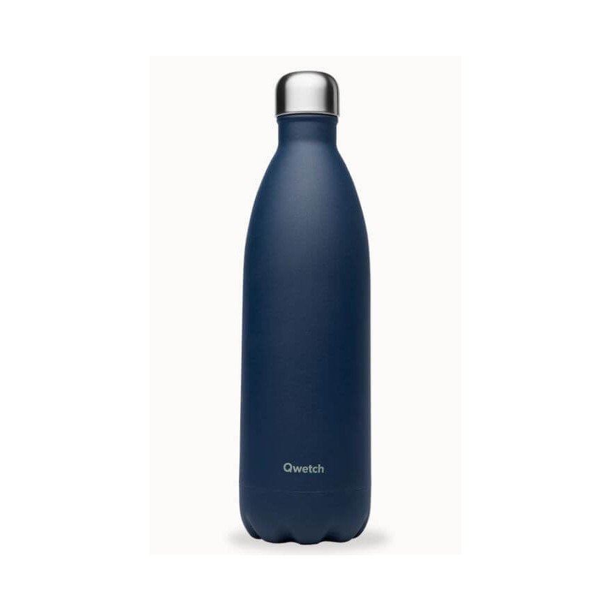 Bouteille isotherme inox bleu nuit originals 1000ml - Qwetch