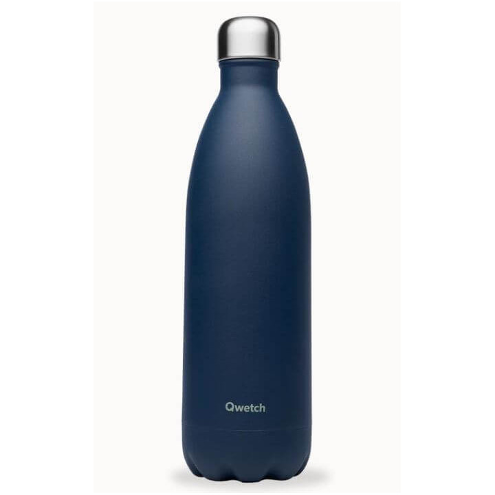 Bouteille isotherme inox bleu nuit originals 1000ml - Qwetch