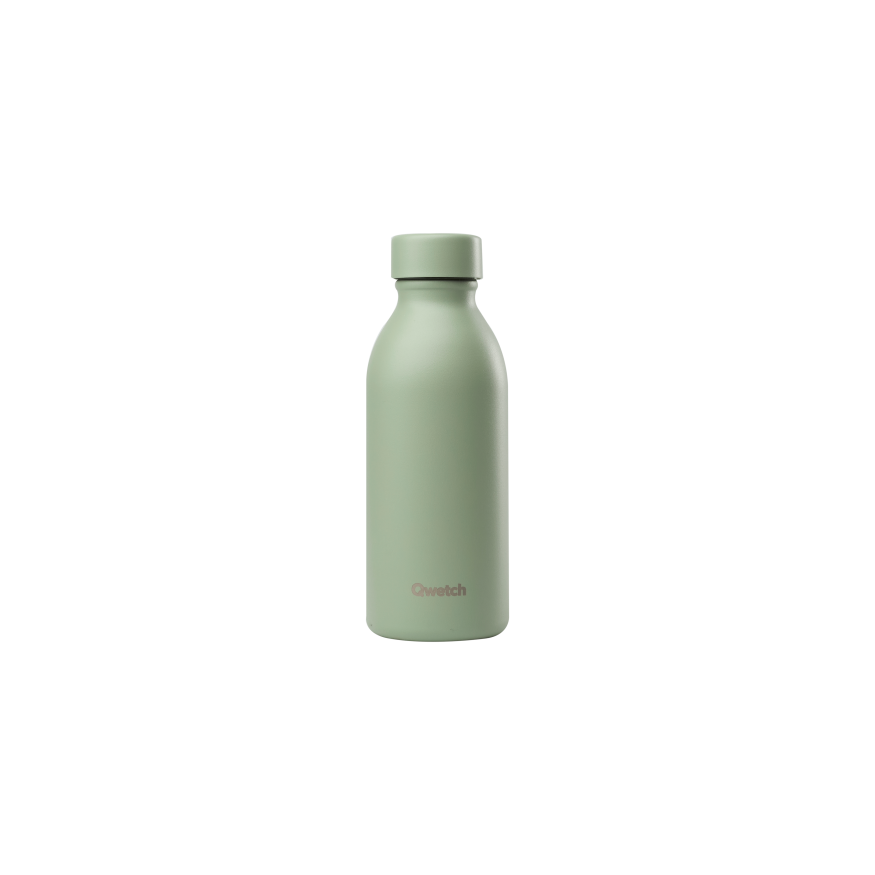 Bouteille isotherme inox Icon 500ml vert tilleul - Qwetch