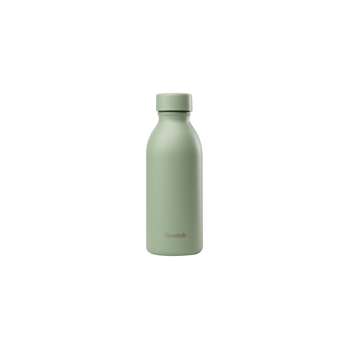 Bouteille isotherme inox Icon 500ml vert tilleul - Qwetch