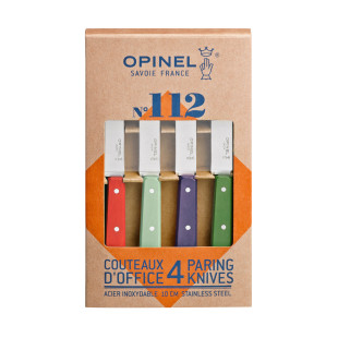 Set de 4 couteaux office coloris paysage - Opinel