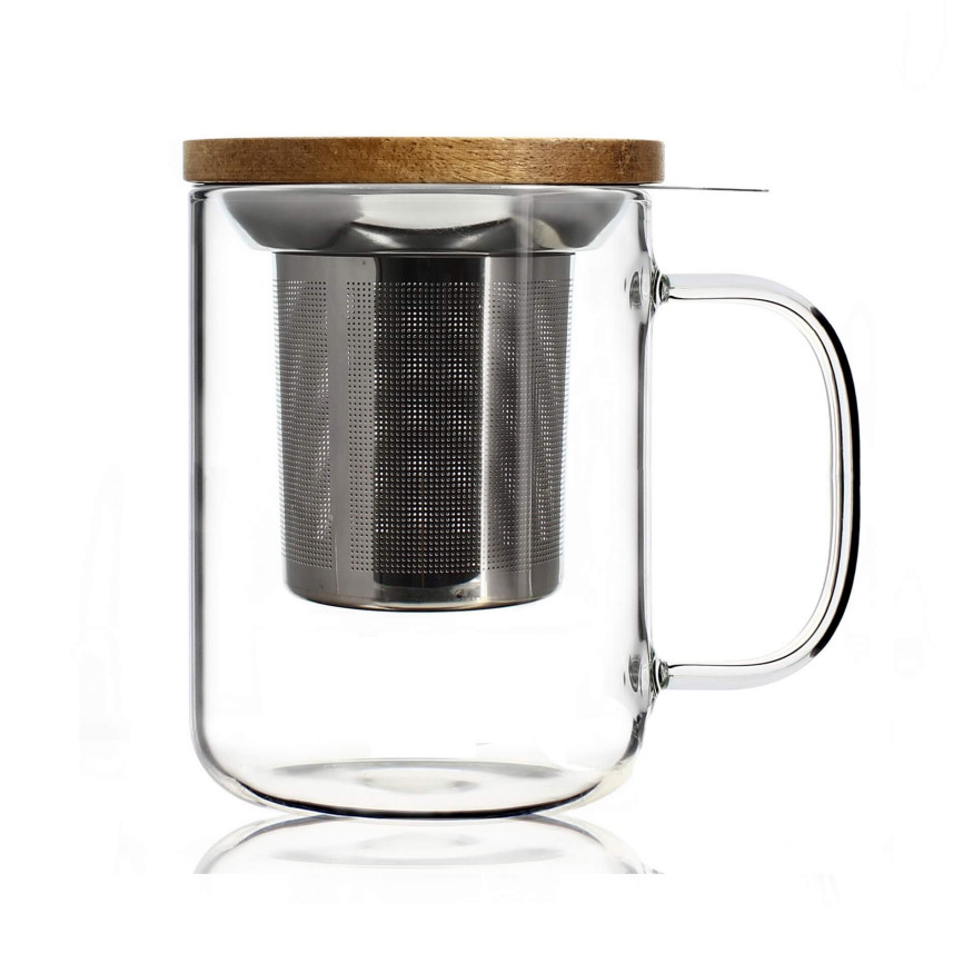 Tisanière Gustave verre borosilicate 450ml - Ogo living