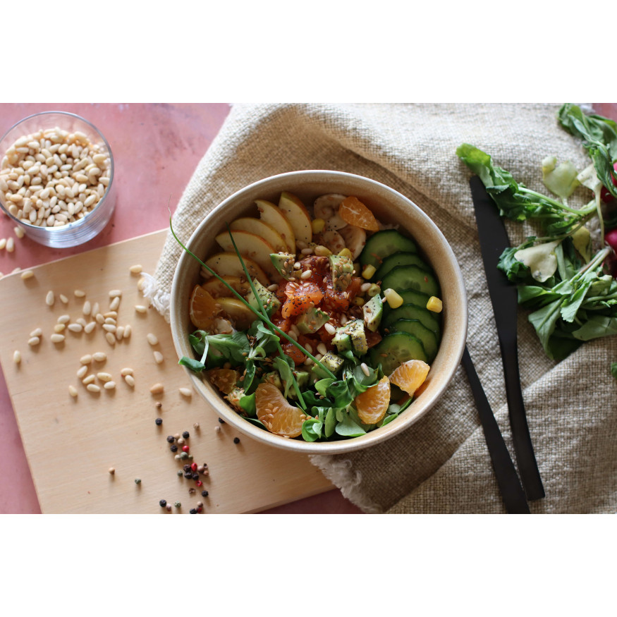 Bol Pokebowl 18cm en grès ocre - Ogo living