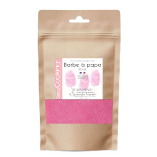 Sucre Barbe papa 160g rose - Scrapcooking Sucre Barbe papa 160g rose - Scrapcooking