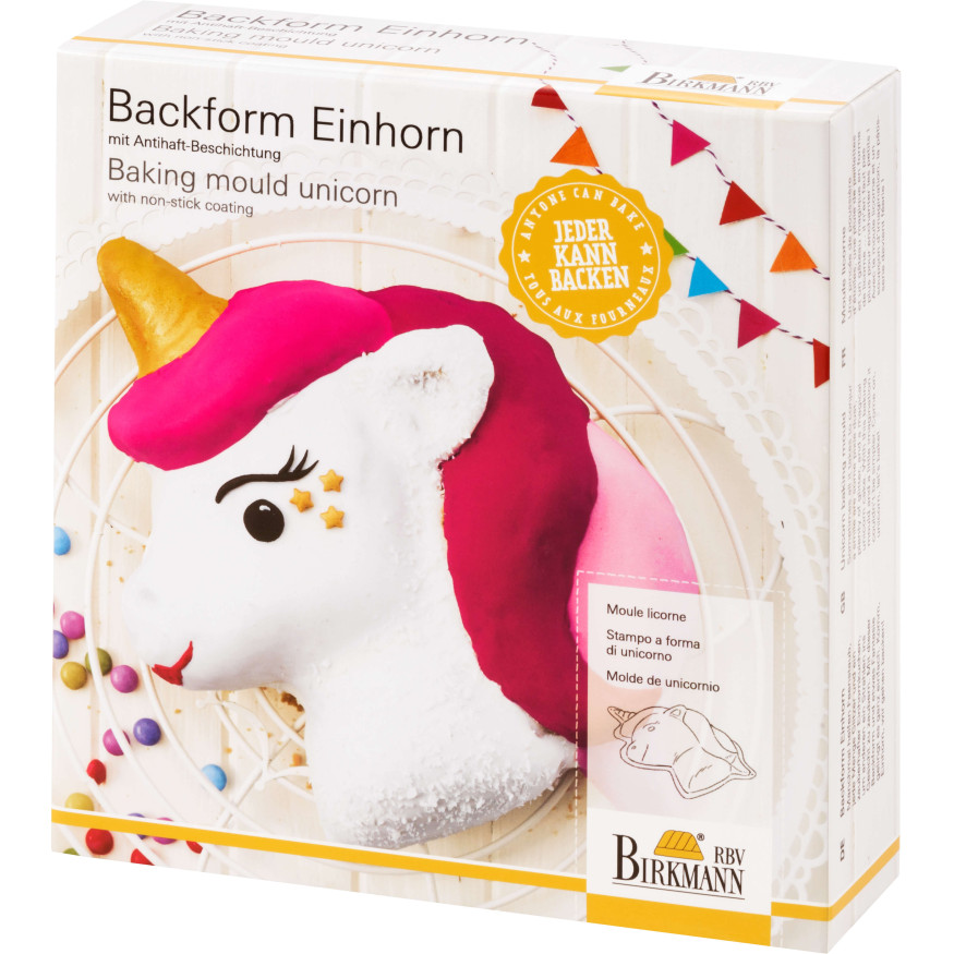 Moule en acier Licorne 23 cm 1L - Birkmann