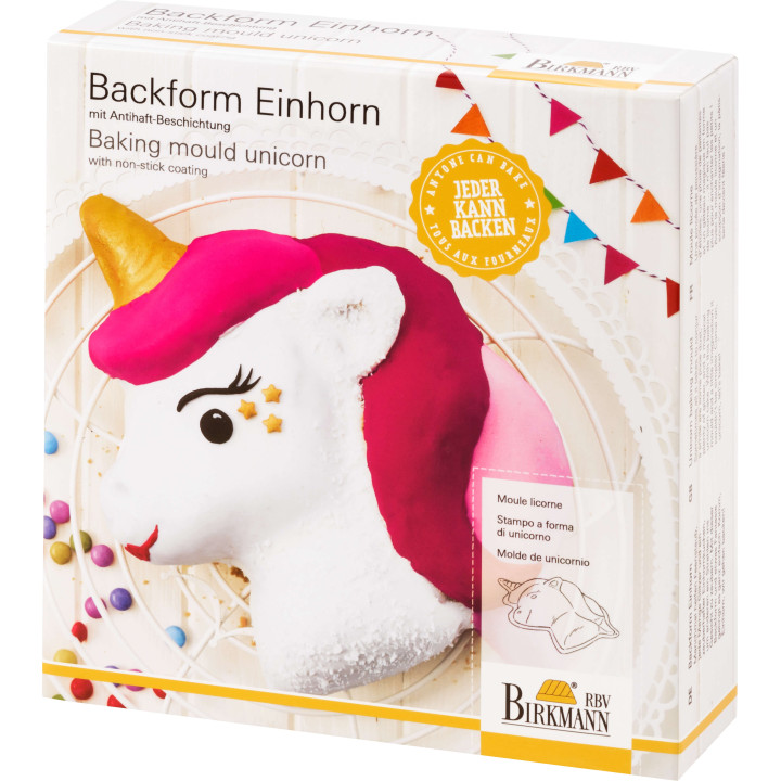 Moule en acier Licorne 23 cm 1L - Birkmann