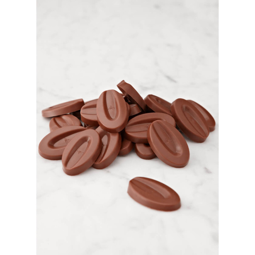 Sac de fèves chocolat au lait Jivara 40% 1 kg - Valrhona