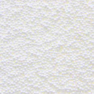 Décor à parsemer : petites perles blanches 110 gr Décor à parsemer : petites perles blanches 110 gr