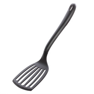 Spatule ajourée noire en nylon 35 cm - Alice Délice