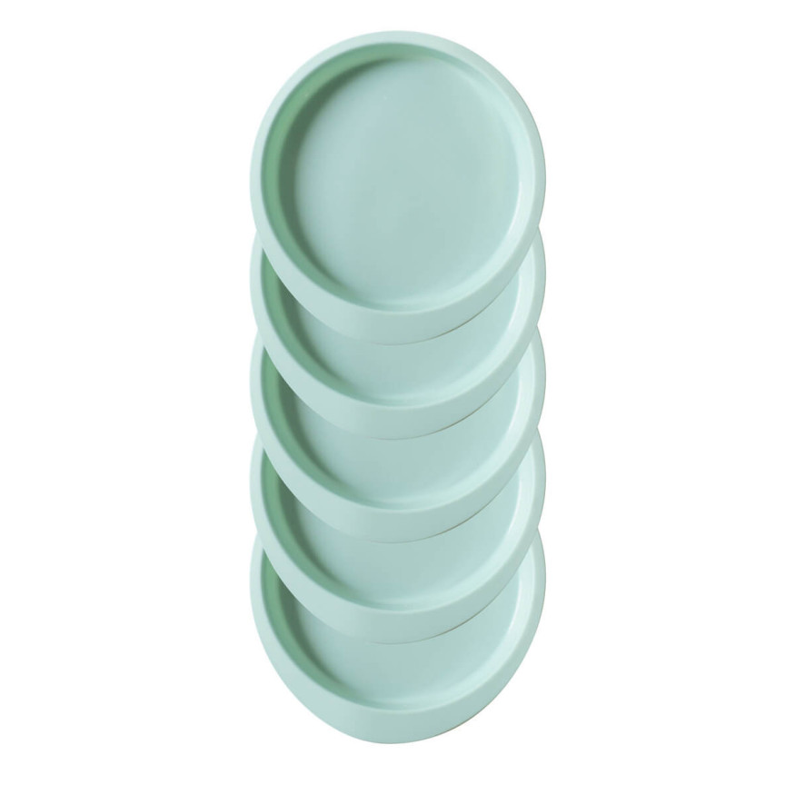 5 moules pour layer cake en silicone 18 x 2 cm - Scrapcooking