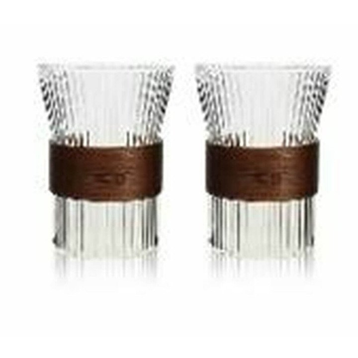 Set de 2 tasses Karl en verre borosilicate transparent 325ml