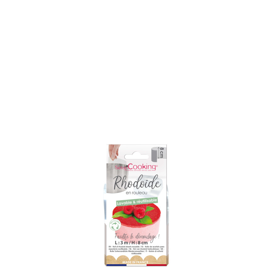 Ruban de rhodode 8 cm x 3 m - Scrapcooking