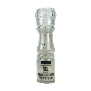 Moulin en verre sel  la truffe 150g - Savor et Sens