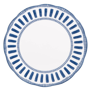 Assiette plate 27cm Napoli Bleue - Table passion Assiette plate 27cm Napoli Bleue - Table passion