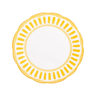 Assiette Calotte 22 cm Napoli Jaune - Table passion Assiette Calotte 22 cm Napoli Jaune - Table passion