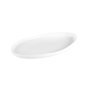 Plat porcelaine Organic 24 cm x 14 cm - Table passion Plat porcelaine Organic 24 cm x 14 cm - Table passion