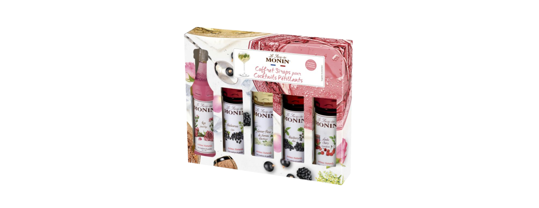 Coffret mini pétillant 5 mignonnettes 5 x 50ml - Monin