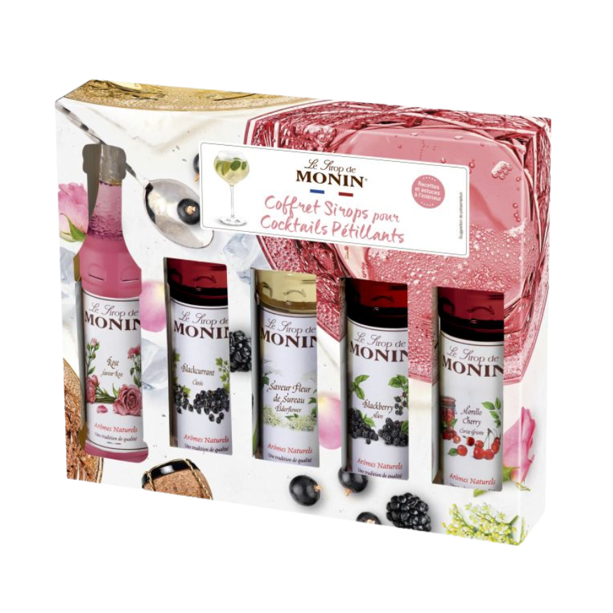 Coffret mini pétillant 5 mignonnettes 5 x 50ml - Monin