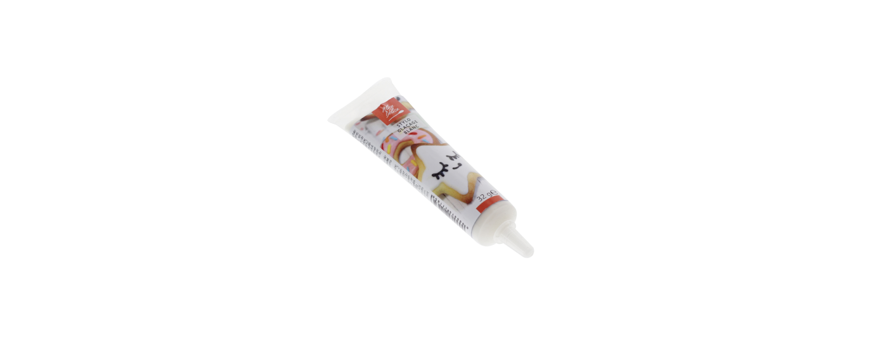 Stylo de glaçage blanc pour décorer les biscuits 32 gr