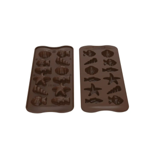 Moule à chocolat en silicone Fritures - Silikomart