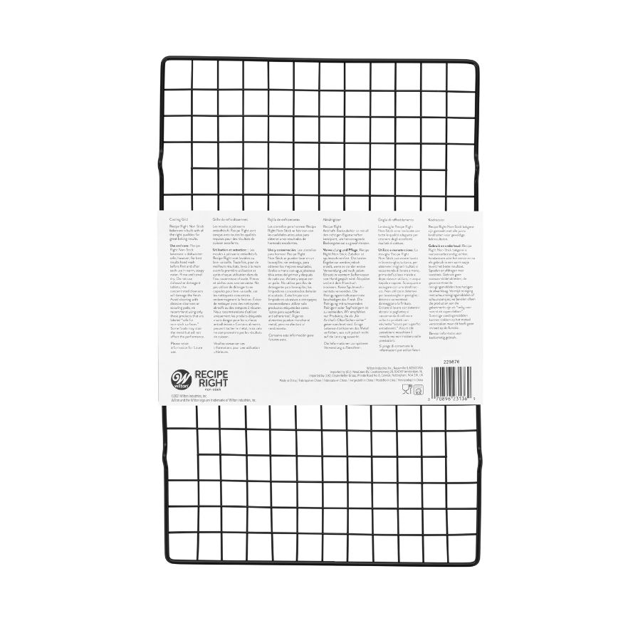 Grille de refroidissement volette en acier anti adhésif 40.6 - Wilton
