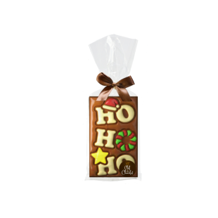 Tablette au chocolat au lait Noël Ho Ho Ho 150 gr - Van Ham