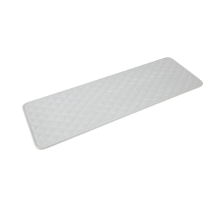 Plat à cake en porcelaine blanc 40.3 x 14 cm - Cosy Trendy