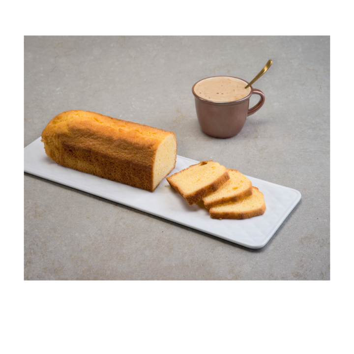 Plat à cake en porcelaine blanc 40.3 x 14 cm - Cosy Trendy