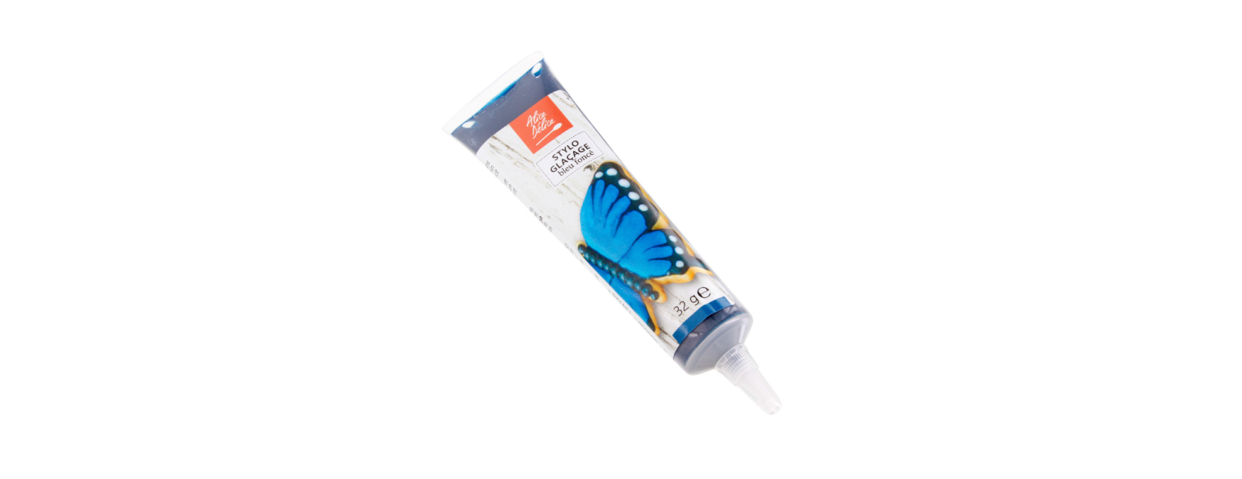 Stylo de glaçage pour décorer les biscuits bleu foncé 32 gr