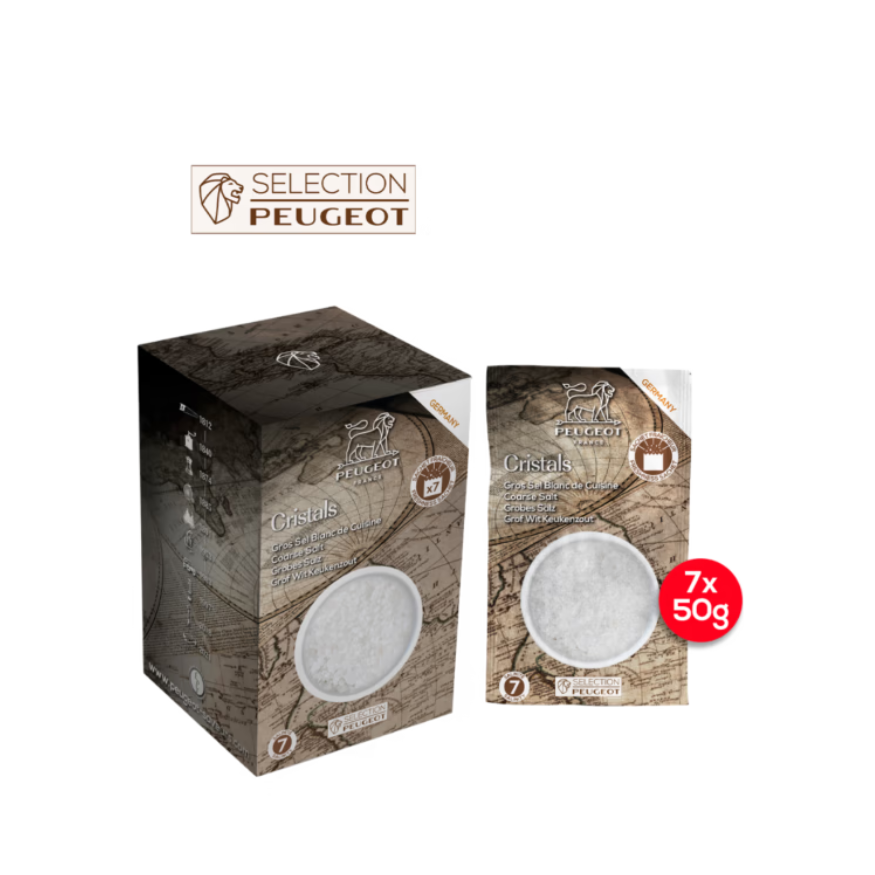 7 sachets de 50 grammes de sel - Peugeot