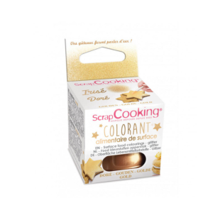 Colorant alimentaire de surface en poudre doré 5 gr