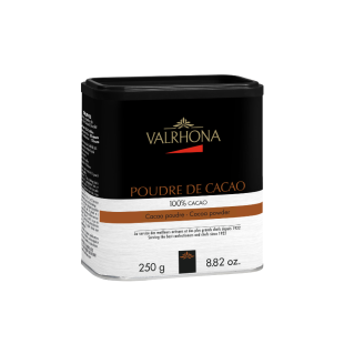 Poudre de cacao 100% cacao 250 gr - Valrhona