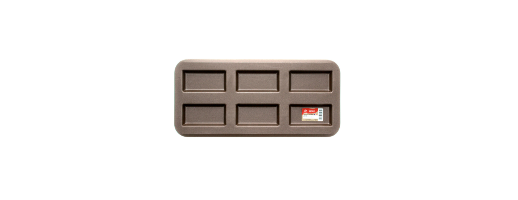 Moule 6 financiers en métal anti adhérent 38 cm - Alice Délice