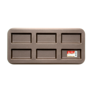 Moule 6 financiers en métal anti adhérent 38 cm - Alice Délice