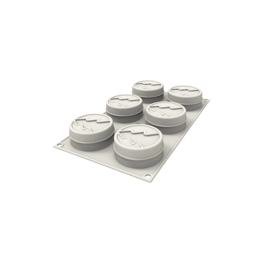 Moule en silicone 3D 6 Mini Hiver 7 x 3 cm - Silikomart