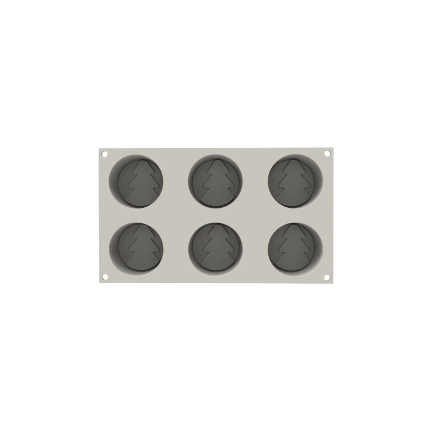 Moule en silicone 3D 6 Mini Hiver 7 x 3 cm - Silikomart