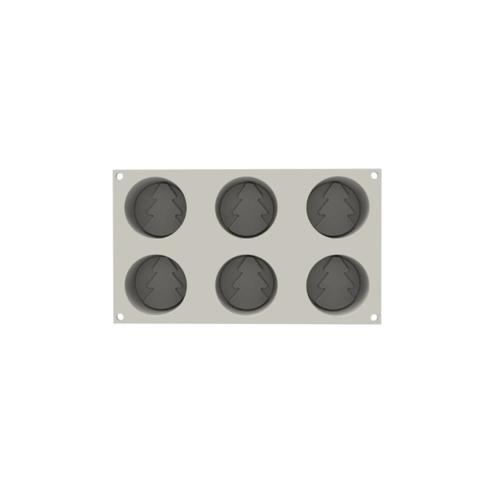 Moule en silicone 3D 6 Mini Hiver 7 x 3 cm - Silikomart