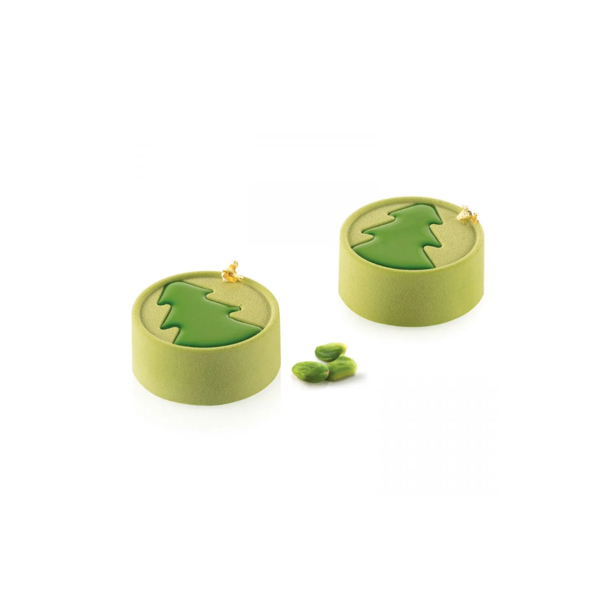 Moule en silicone 3D 6 Mini Hiver 7 x 3 cm - Silikomart