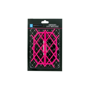 Embosseur empreinte effet matelassé 8,5 x 12 cm - Patisdecor