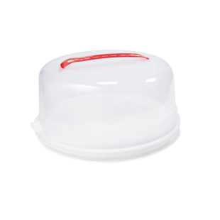Boîte de transport à gâteaux avec poignée ronde en plastique