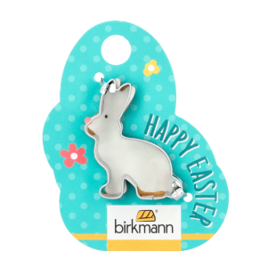 Emporte-pièce en inox de Pâques : lapin 4 cm - Birkmann