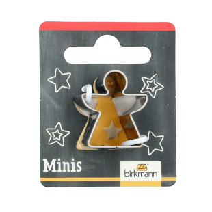 Mini emporte-pièce en inox Noël : ange 2.5 cm - Birkmann