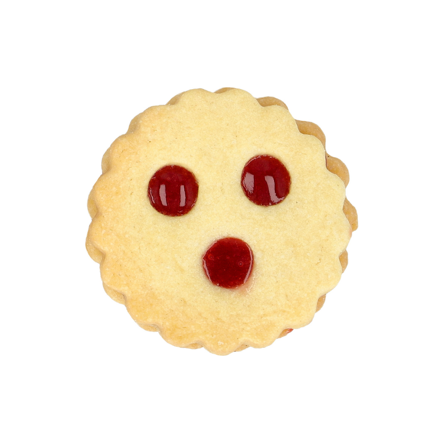 Emporte-pièce Linzer en inox trois trous 5 cm