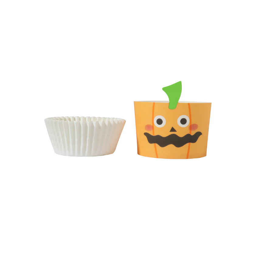12 caissettes de cuisson rigides à cupcakes et muffins citro