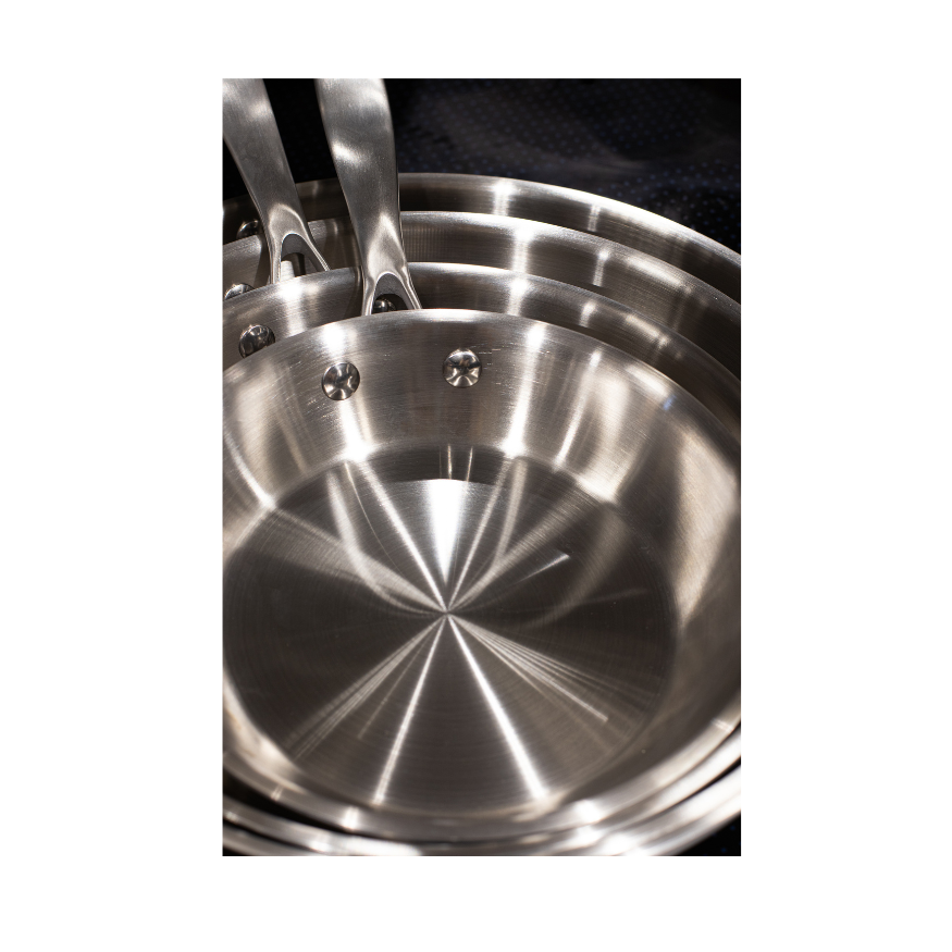 Poêle triply inox 20 cm sans PFAS - Menastyl