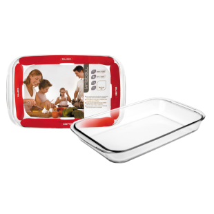 Plat à four en verre 34*21 cm 2,2 L - Ibili