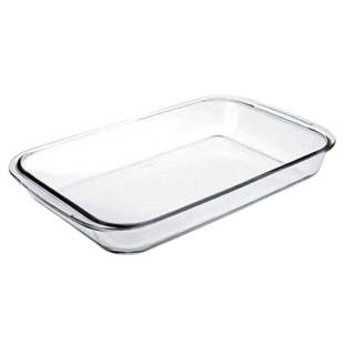 Plat à four en verre 40*23*6.5 cm 2,9L  - Ibili