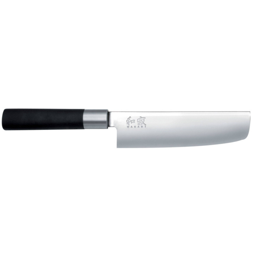 Couteau Nakiri spécial fruits et légumes 16.5 cm Wasabi Blac